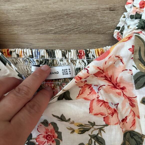 Faithfull The Brand Floral Top Pietra Top Teatro Floral Print - Picture 4 of 5